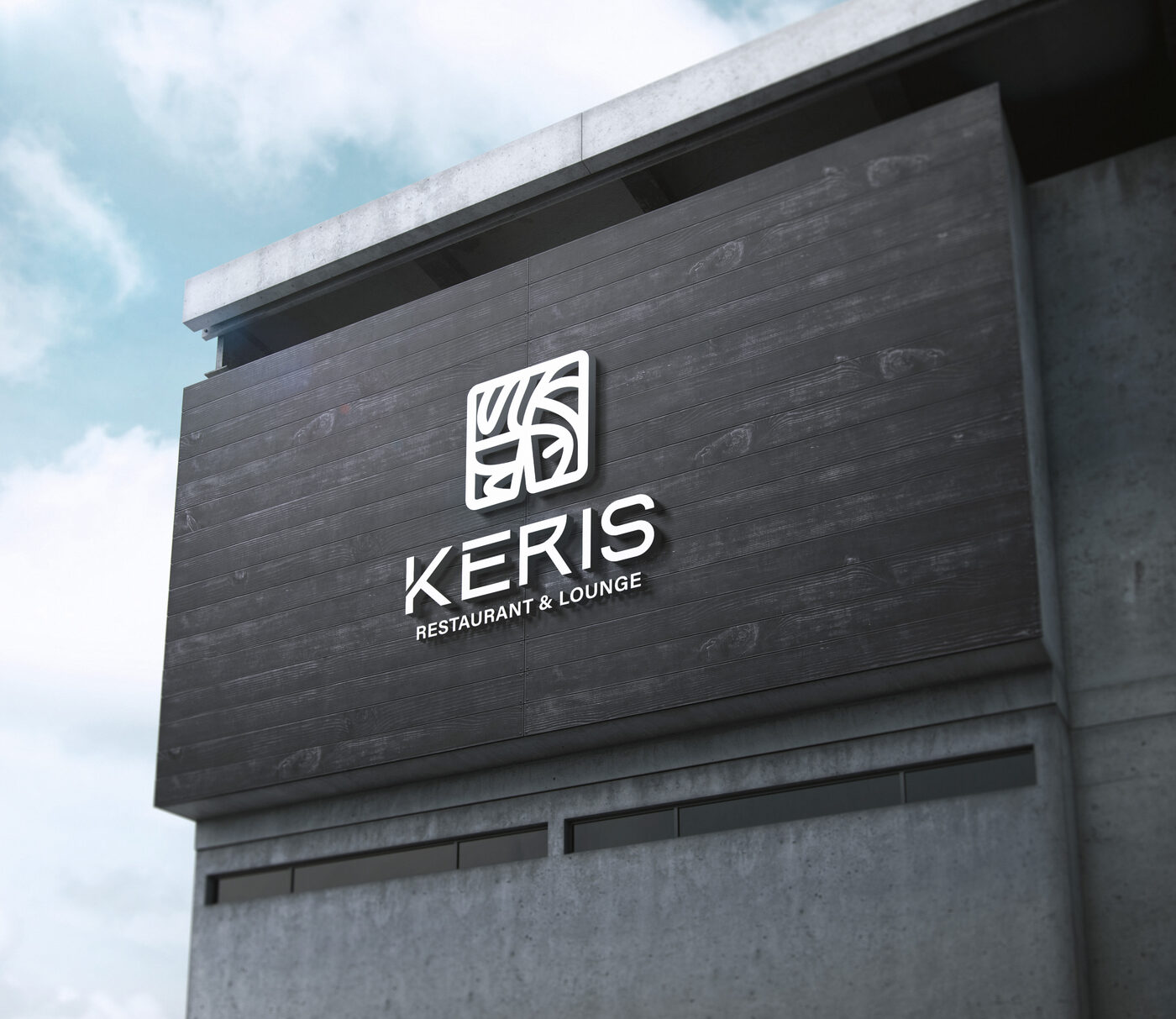 Keris Restaurant & Lounge building signage