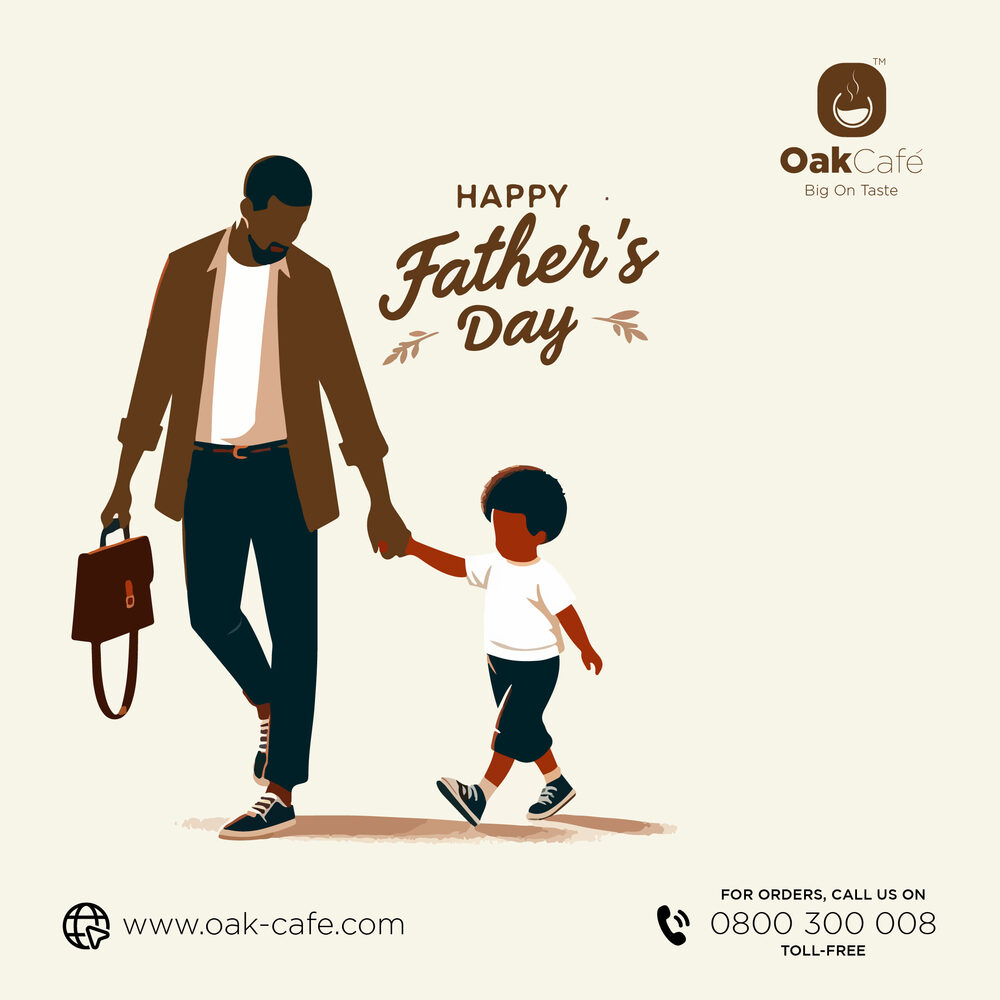 Oak Cafe social post: Father's Day